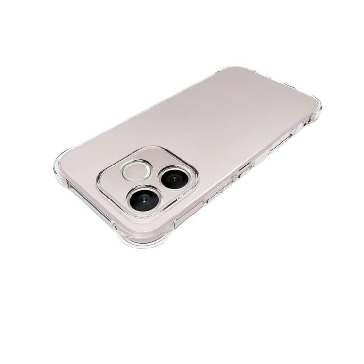 For Honor 600 Lite Global / 500 Smart Shockproof Non-slip Thickening TPU Phone Case - Transparent