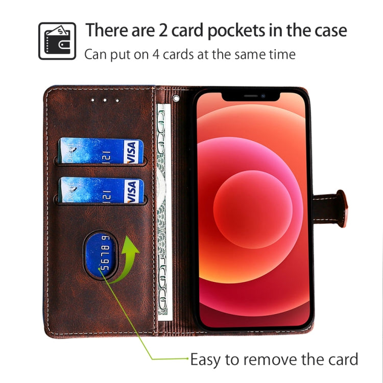 For Honor Magic6 Pro 5G Skin Feel Magnetic Buckle Leather Phone Case