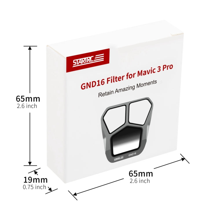 For DJI MAVIC 3 Pro STARTRC Drone Lens Filter, Lens:GND16