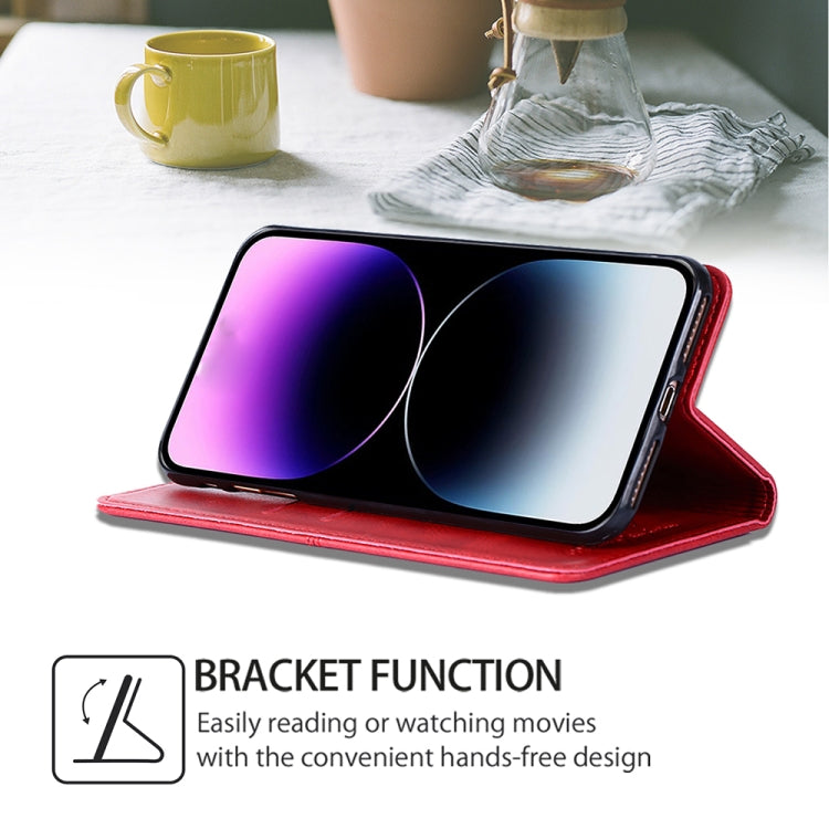For vivo Y03 4G Cow Texture Magnetic Leather Phone Case