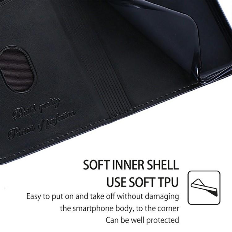 For Honor 600 Lite Global Cow Texture Magnetic Leather Phone Case