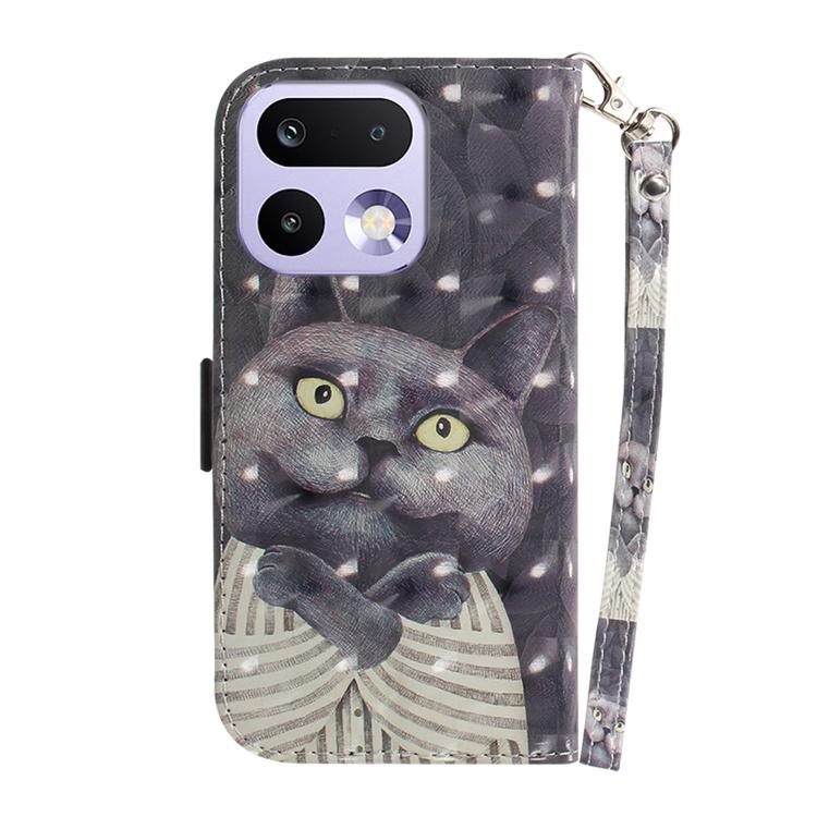 For Realme 16 Pro 5G 3D Colored Flip Leather Phone Case
