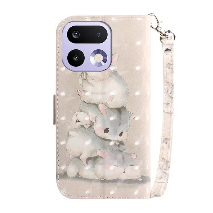 For Realme 16 Pro 5G 3D Colored Flip Leather Phone Case