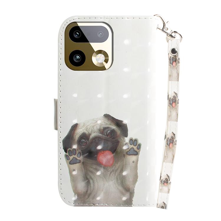 For Realme 16 Pro+ 5G 3D Colored Flip Leather Phone Case