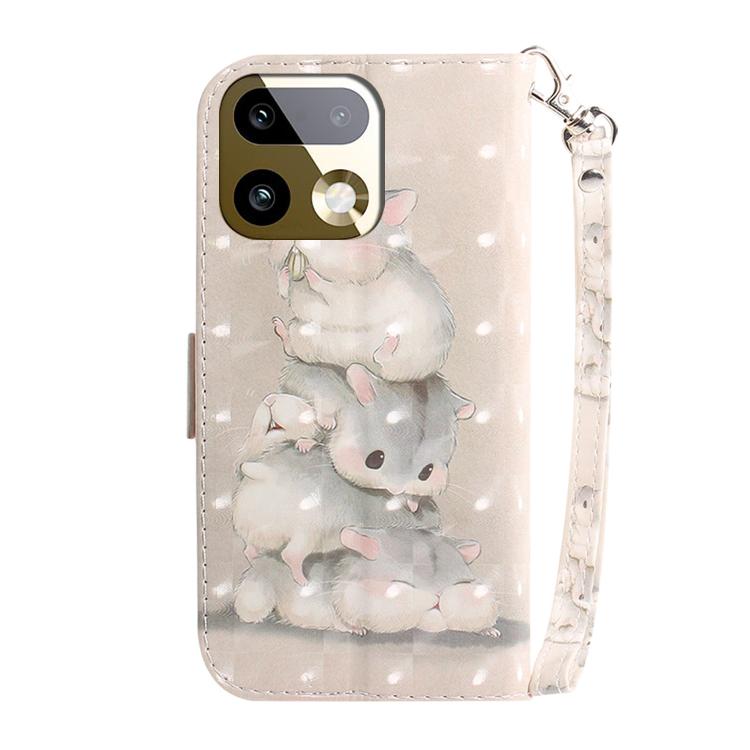 For Realme 16 Pro+ 5G 3D Colored Flip Leather Phone Case
