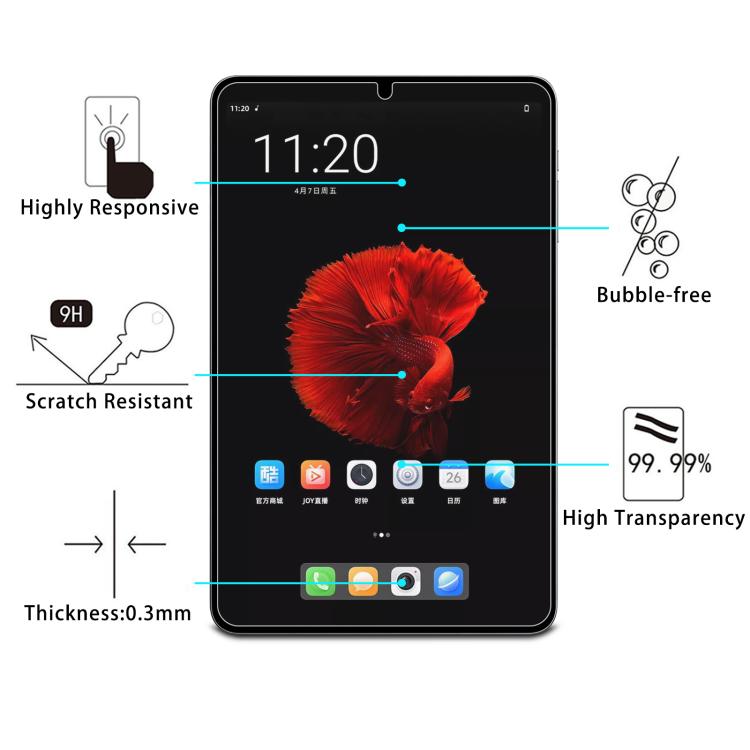 For Alldocube iPlay 50 Mini Pro 9H 0.3mm Explosion-proof Tempered Glass Film