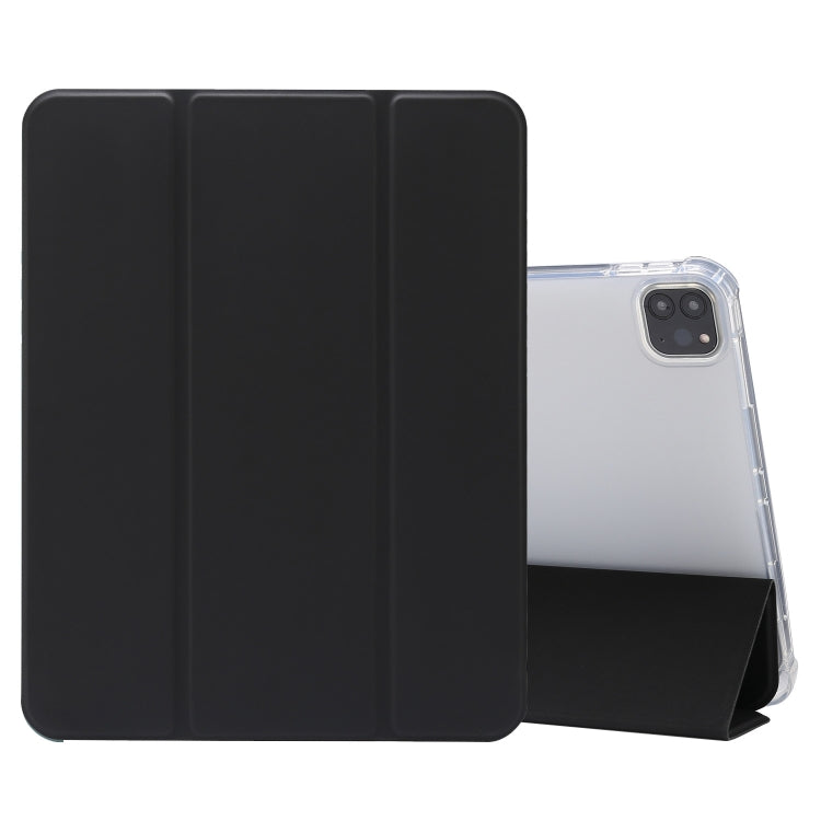 3-folding Electric Pressed Skin Texture Leather Smart Tablet Case For iPad Pro 11 2022/2021/2020