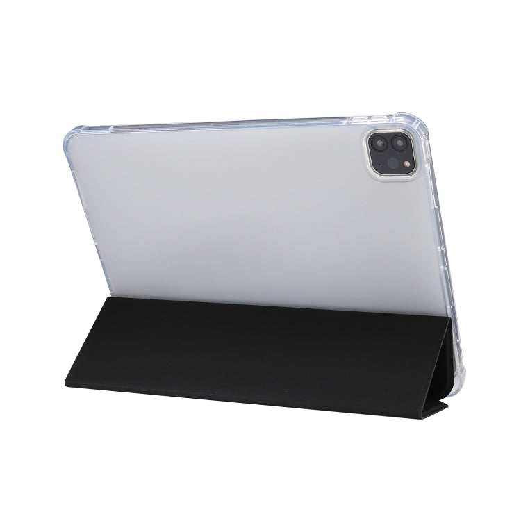 3-folding Electric Pressed Skin Texture Leather Smart Tablet Case For iPad Pro 11 2022/2021/2020