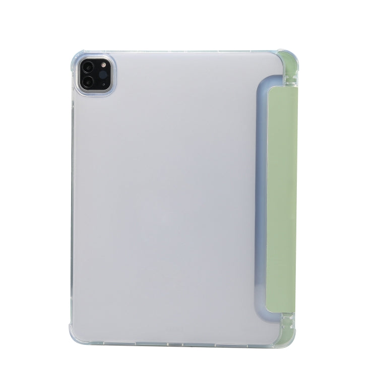 3-folding Electric Pressed Skin Texture Leather Smart Tablet Case For iPad Pro 11 2022/2021/2020