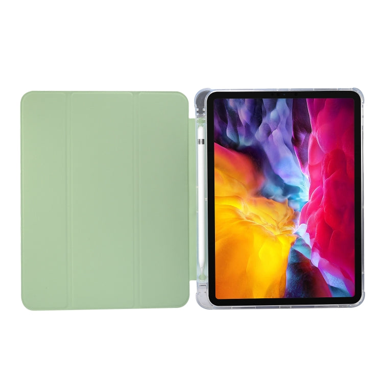 3-folding Electric Pressed Skin Texture Leather Smart Tablet Case For iPad Pro 11 2022/2021/2020
