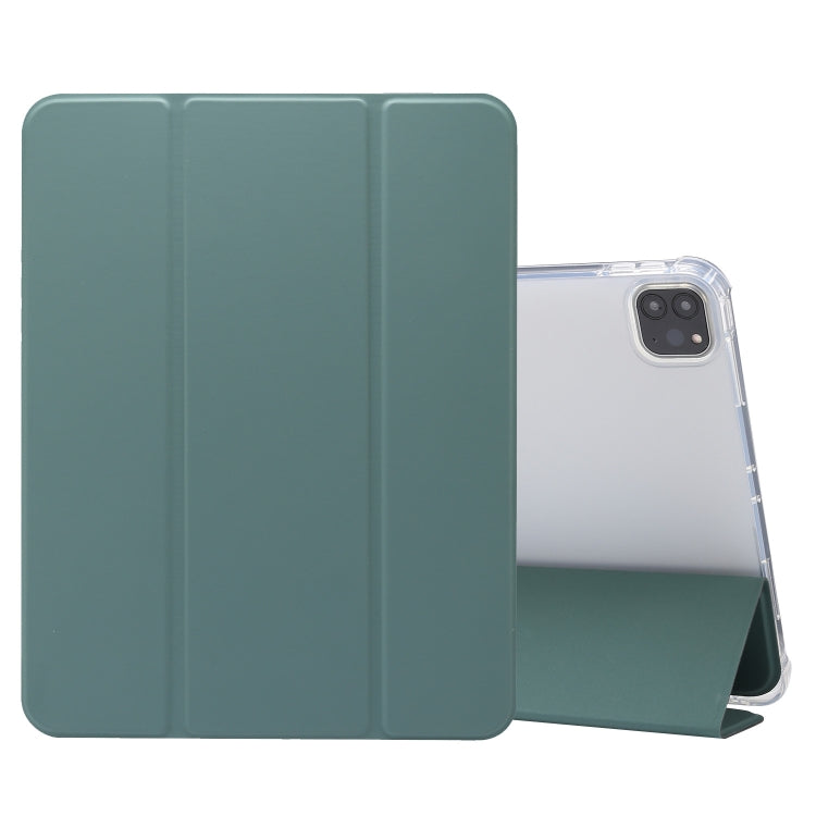 3-folding Electric Pressed Skin Texture Leather Smart Tablet Case For iPad Pro 11 2022/2021/2020