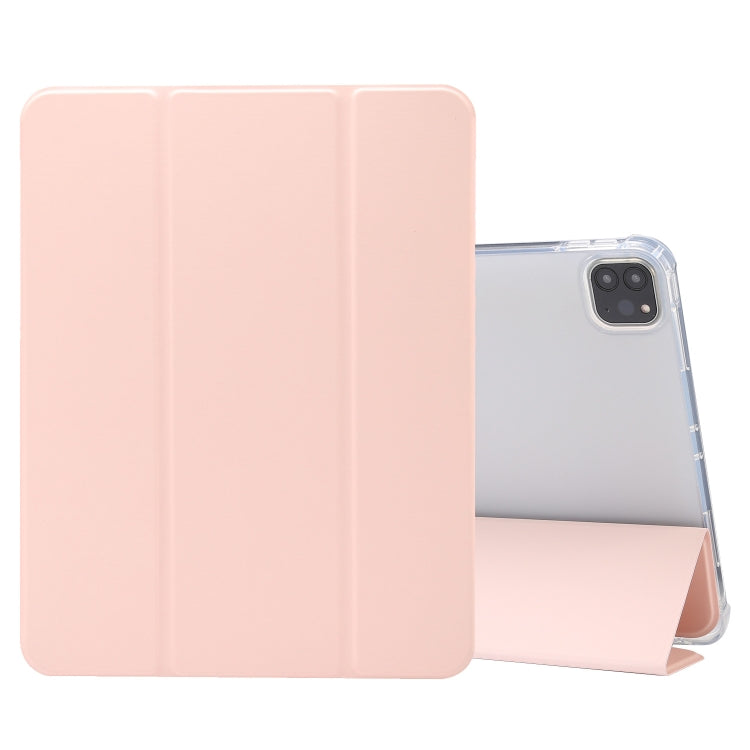 3-folding Electric Pressed Skin Texture Leather Smart Tablet Case For iPad Pro 11 2022/2021/2020