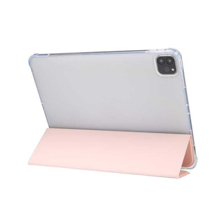 3-folding Electric Pressed Skin Texture Leather Smart Tablet Case For iPad Pro 11 2022/2021/2020