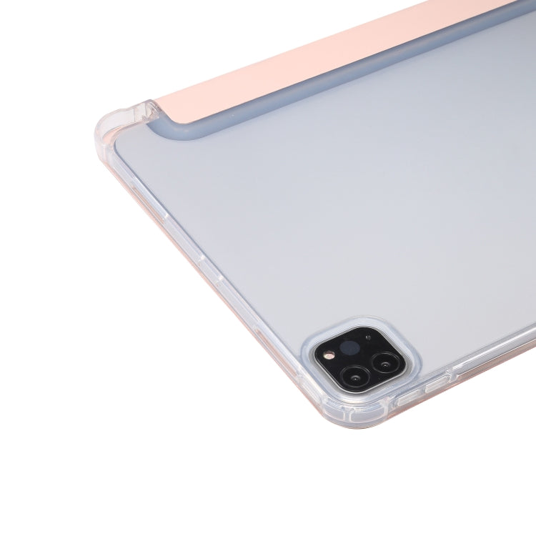 3-folding Electric Pressed Skin Texture Leather Smart Tablet Case For iPad Pro 11 2022/2021/2020