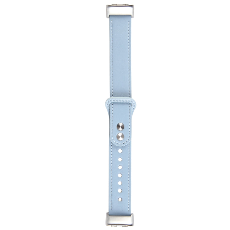 For Fitbit Charge 5 PU Leather Replacement Watch Band