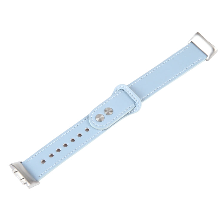 For Fitbit Charge 5 PU Leather Replacement Watch Band