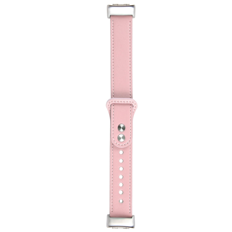 For Fitbit Charge 5 PU Leather Replacement Watch Band