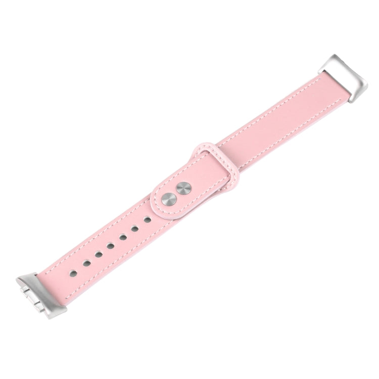 For Fitbit Charge 5 PU Leather Replacement Watch Band