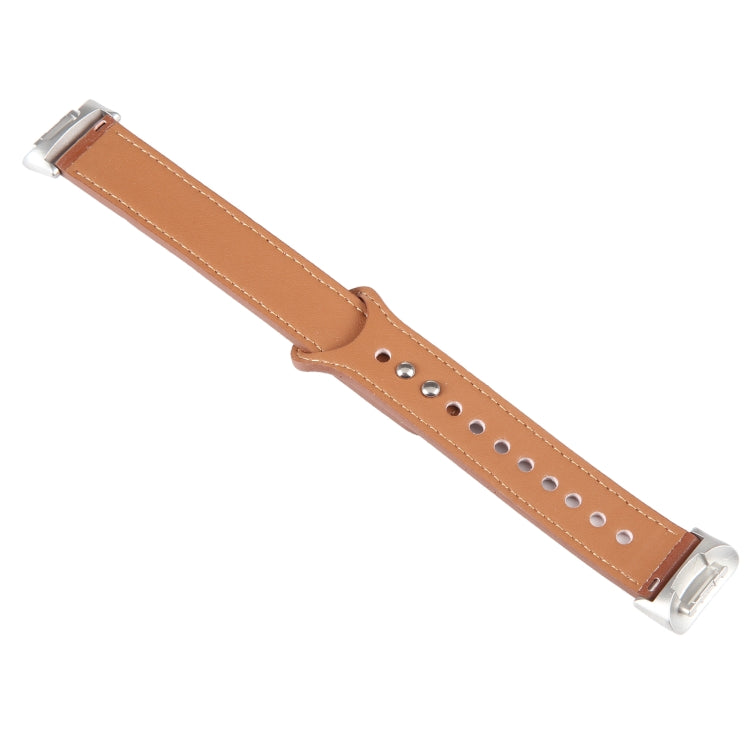 For Fitbit Charge 5 PU Leather Replacement Watch Band