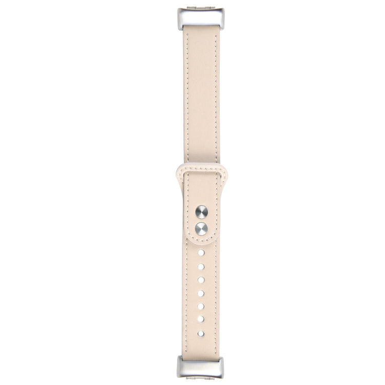 For Fitbit Charge 5 PU Leather Replacement Watch Band