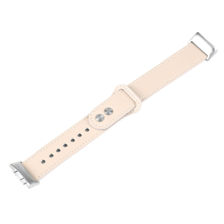 For Fitbit Charge 5 PU Leather Replacement Watch Band