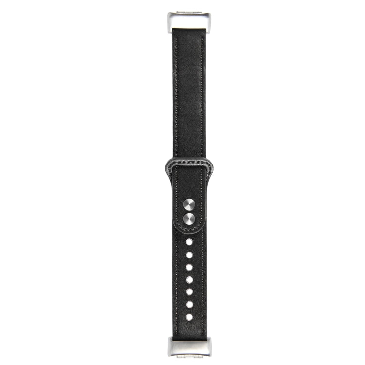 For Fitbit Charge 5 PU Leather Replacement Watch Band