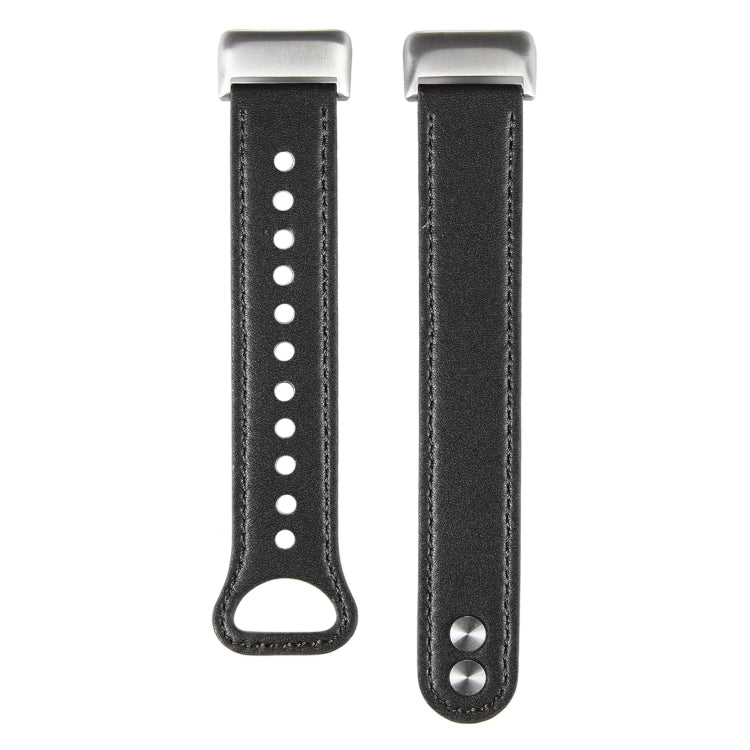 For Fitbit Charge 5 PU Leather Replacement Watch Band