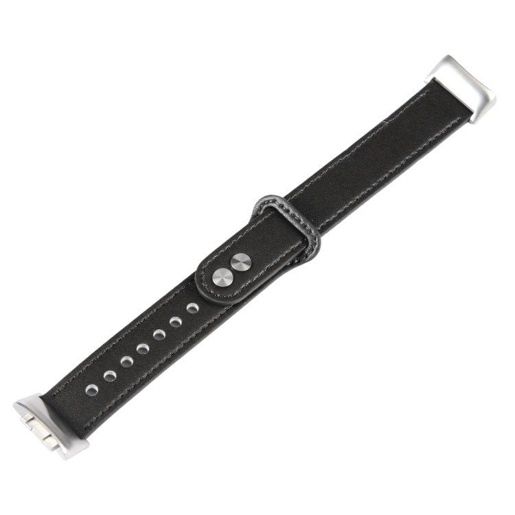 For Fitbit Charge 5 PU Leather Replacement Watch Band