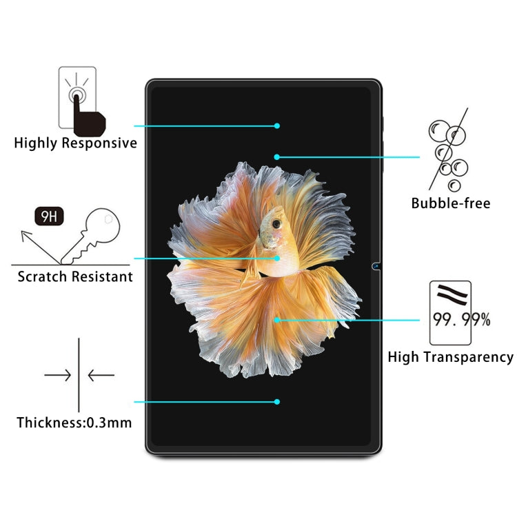For BMAX Pad i11 Power 11 9H 0.3mm Explosion-proof Tempered Glass Film