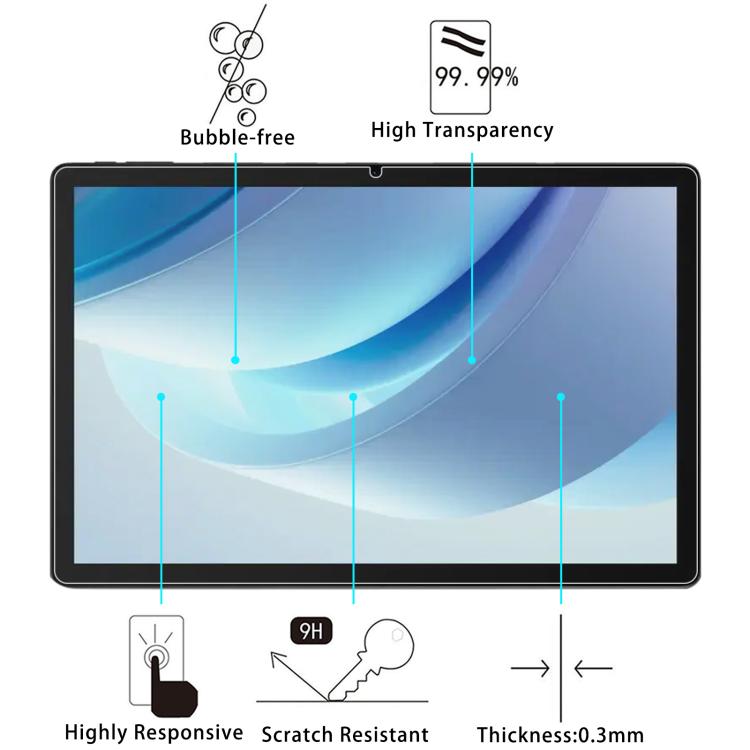 For Doogee U13 13 inch 9H 0.3mm Explosion-proof Tempered Glass Film