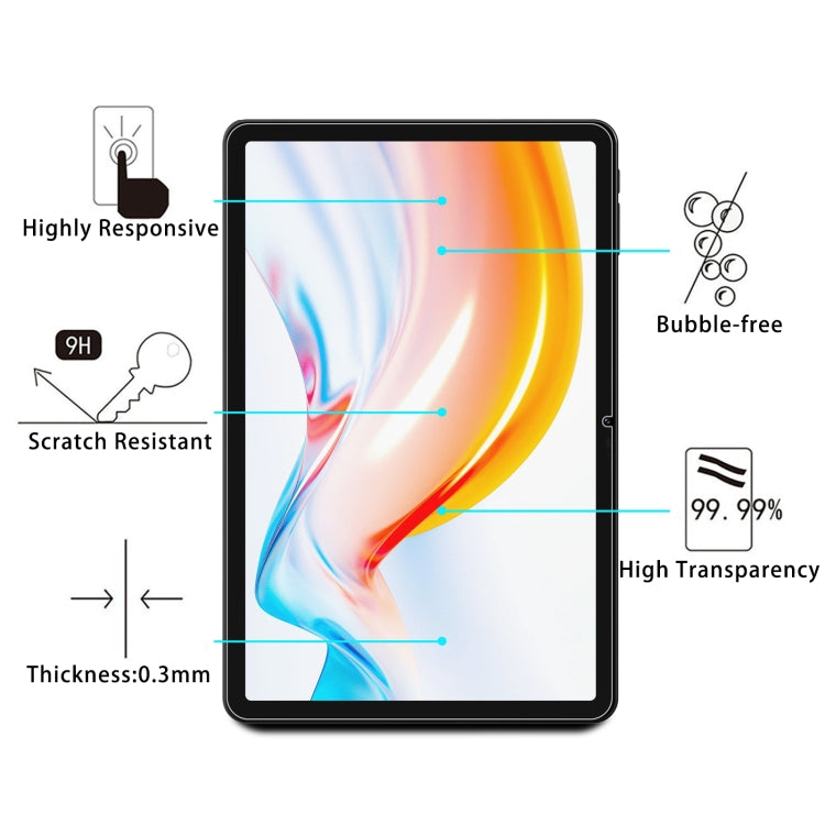 For Doogee T30SE 11 2pcs 9H 0.3mm Explosion-proof Tempered Glass Film