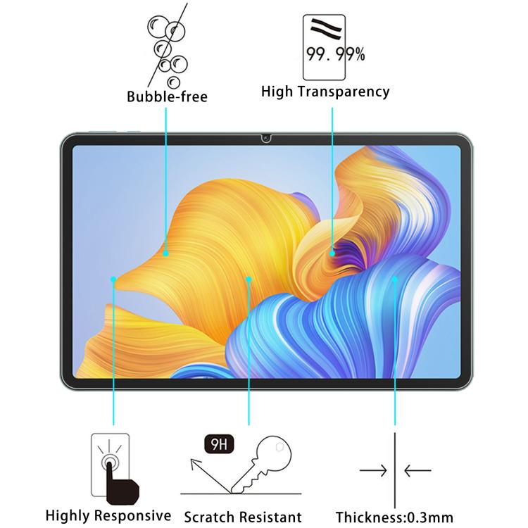 For Doogee Tab E3 Plus 12 inch 2pcs 9H 0.3mm Explosion-proof Tempered Glass Film