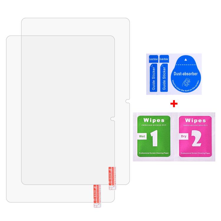 For Doogee Tab G6 Plus 11 inch 2pcs 9H 0.3mm Explosion-proof Tempered Glass Film
