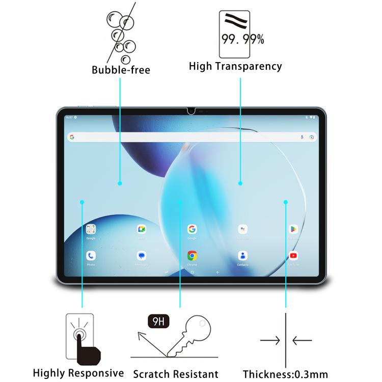 For Doogee T30 Pro 11 2024 25pcs 9H 0.3mm Explosion-proof Tempered Glass Film