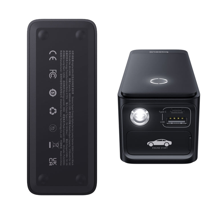 Baseus CH006 Super Energy Alpha Car Jump Starter 600A(Black)