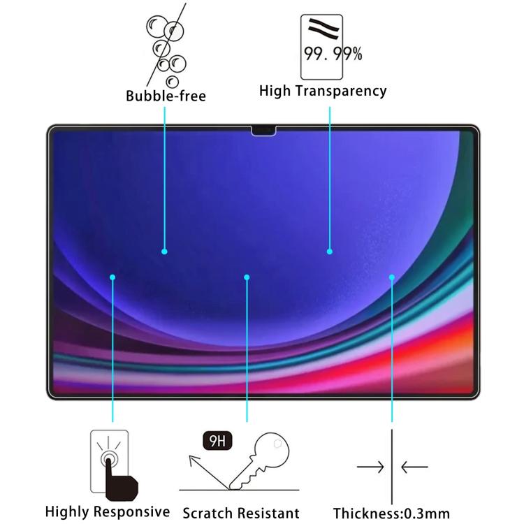 For Samsung Galaxy Tab S11 Ultra 14.6 9H 0.3mm Explosion-proof Tempered Glass Film