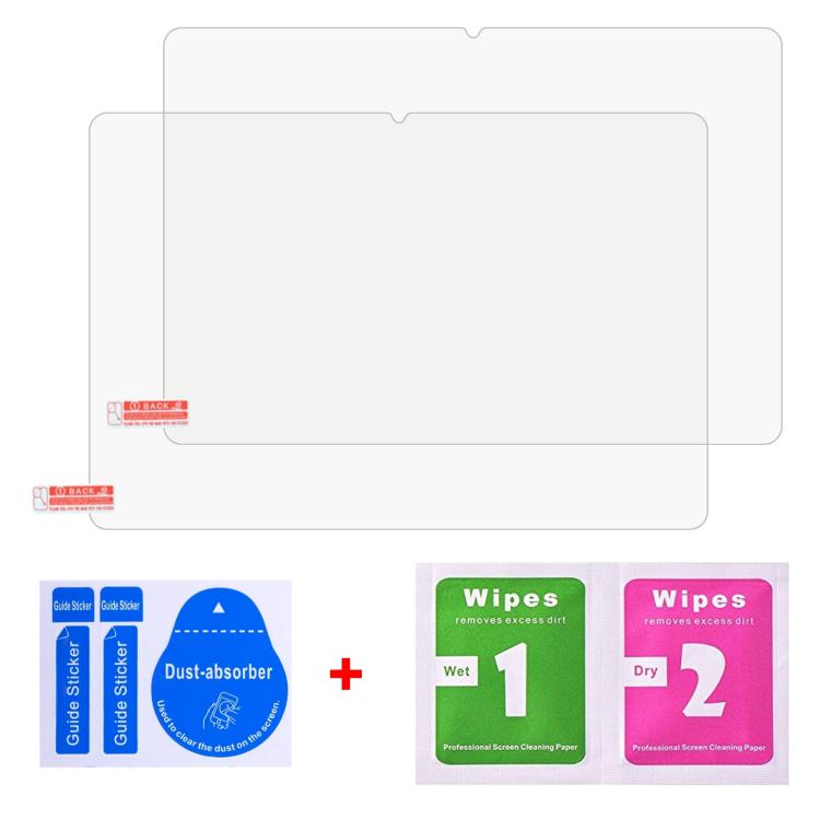 For Honor Pad V9 2pcs 9H 0.3mm Explosion-proof Tempered Glass Film