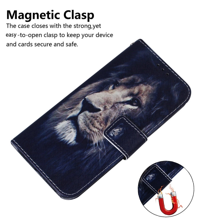 For iPhone 16 Plus Coloured Drawing Flip Leather Phone Case