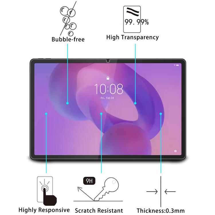 For Lenovo Idea Tab Pro 12.7 9H 0.3mm Explosion-proof Tempered Glass Film