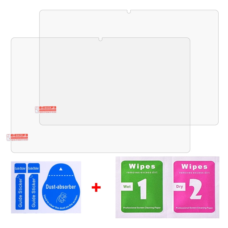 For Lenovo Pad Pro 12.7 inch 2025 2pcs 9H 0.3mm Explosion-proof Tempered Glass Film