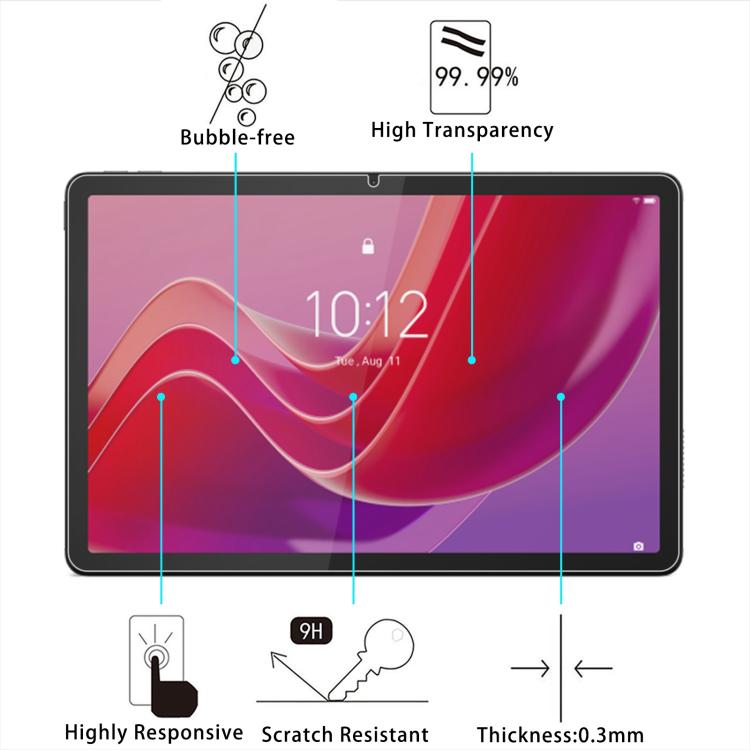 For Lenovo Zhaoyang Y11 / Tab S11 2pcs 9H 0.3mm Explosion-proof Tempered Glass Film
