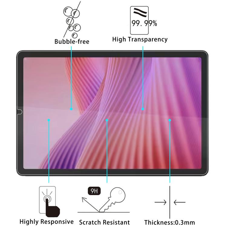 For Lenovo Tab One 8.7 2pcs 9H 0.3mm Explosion-proof Tempered Glass Film