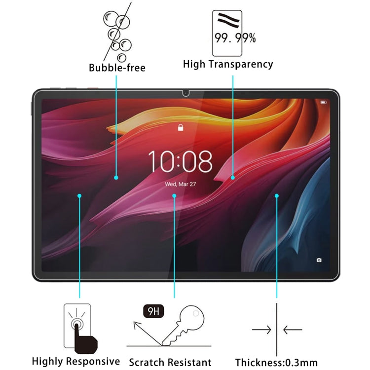 For Lenovo Tab K11 Plus 11.45 25pcs 9H 0.3mm Explosion-proof Tempered Glass Film