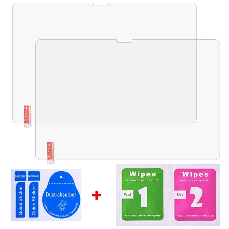 For N-One N Pad S 10.1 2pcs 9H 0.3mm Explosion-proof Tempered Glass Film