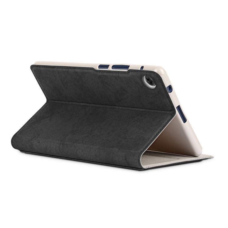 For Huawei MatePad T8 Marble Cloth Texture Horizontal Flip Leather Case with Card Slot & Holder