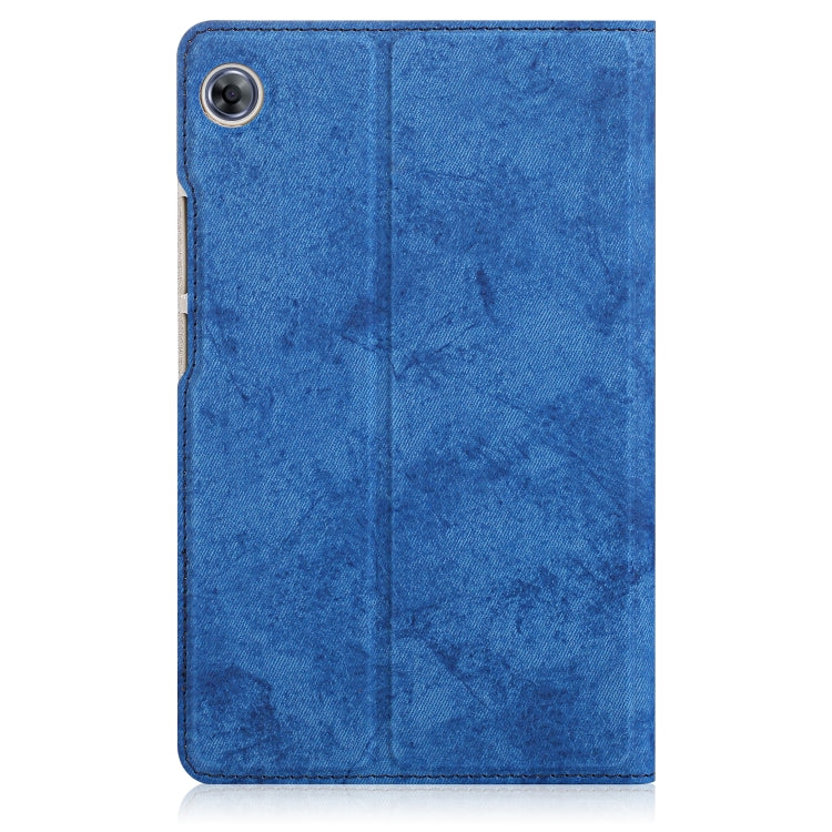 For Huawei MatePad T8 Marble Cloth Texture Horizontal Flip Leather Case with Card Slot & Holder