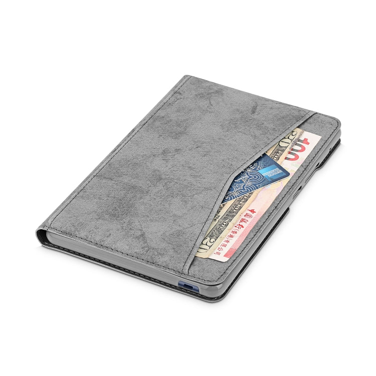 For Huawei MatePad T8 Marble Cloth Texture Horizontal Flip Leather Case with Card Slot & Holder