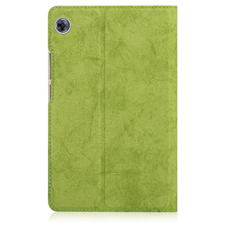 For Huawei MatePad T8 Marble Cloth Texture Horizontal Flip Leather Case with Card Slot & Holder