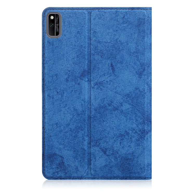 For Huawei Honor V6 Marble Cloth Texture Horizontal Flip Leather Case with Card Slot & Holder