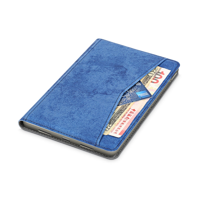 For Huawei Honor V6 Marble Cloth Texture Horizontal Flip Leather Case with Card Slot & Holder